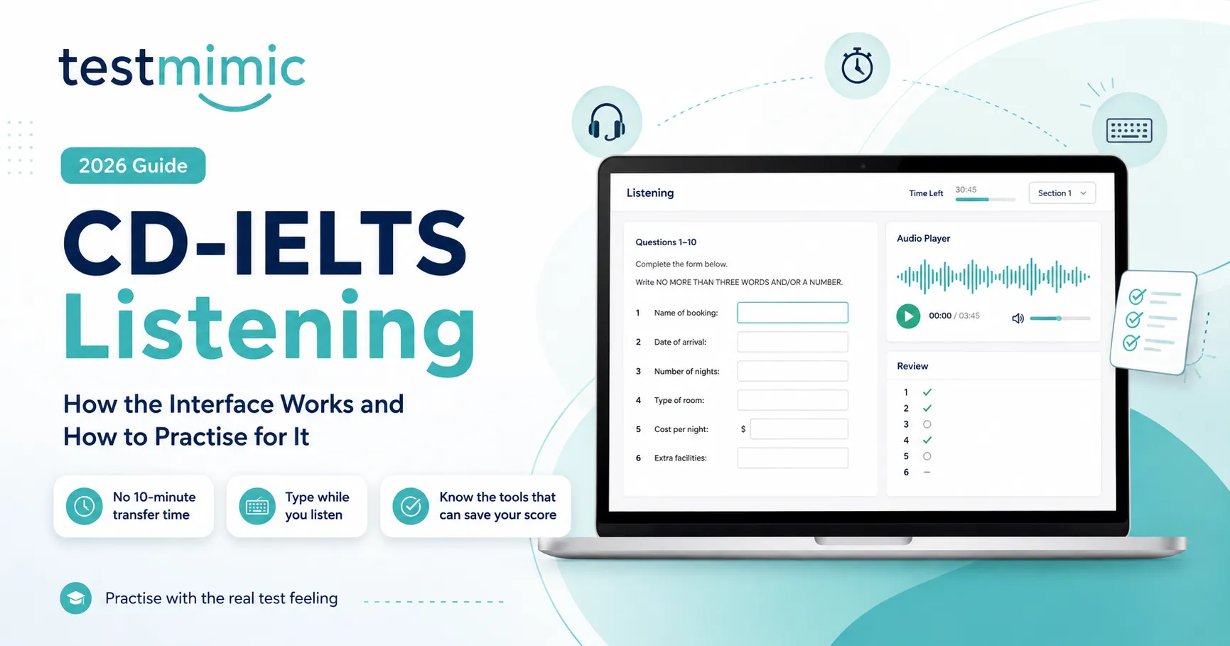 CD-IELTS Listening: How the Interface Works and How to Practice for It